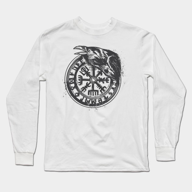 Viking Runes - Norse Symbols Long Sleeve T-Shirt by LAPublicTees